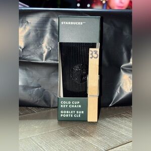 Starbucks Black Cold Cup Keychain